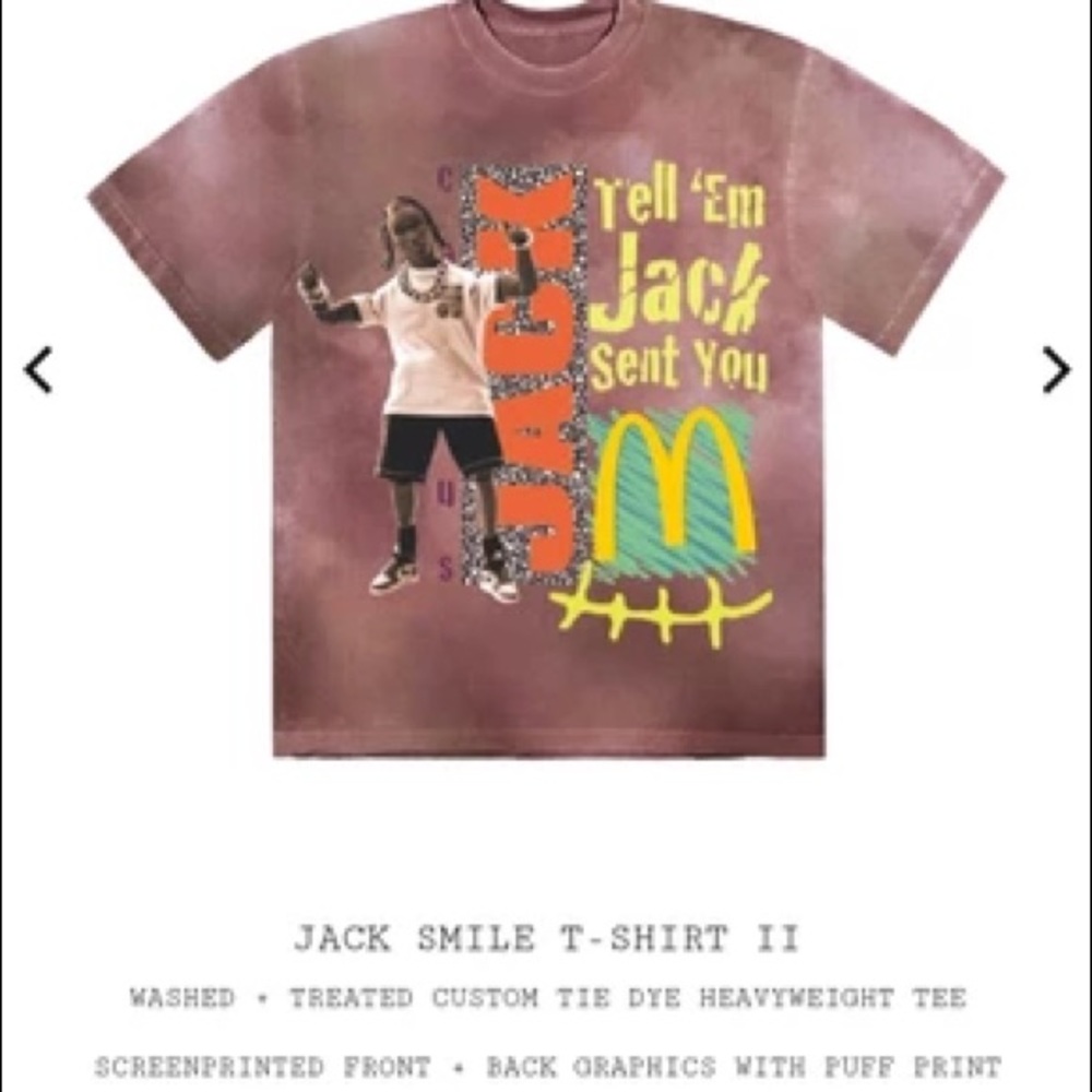 Cactus Jack Mc Donald’s Tee Medium